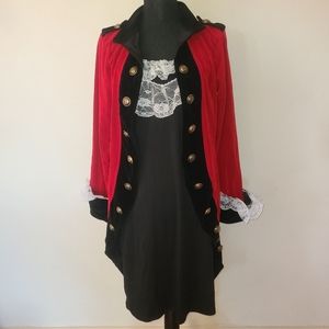 Stormy Seas Leg Avenue Spirit Halloween Women's Pirate Costume Size L
